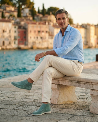 Mick™ | High-Top Loafers Mint Green