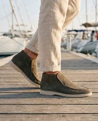 Walter™ | High-Top Loafers Olive Green