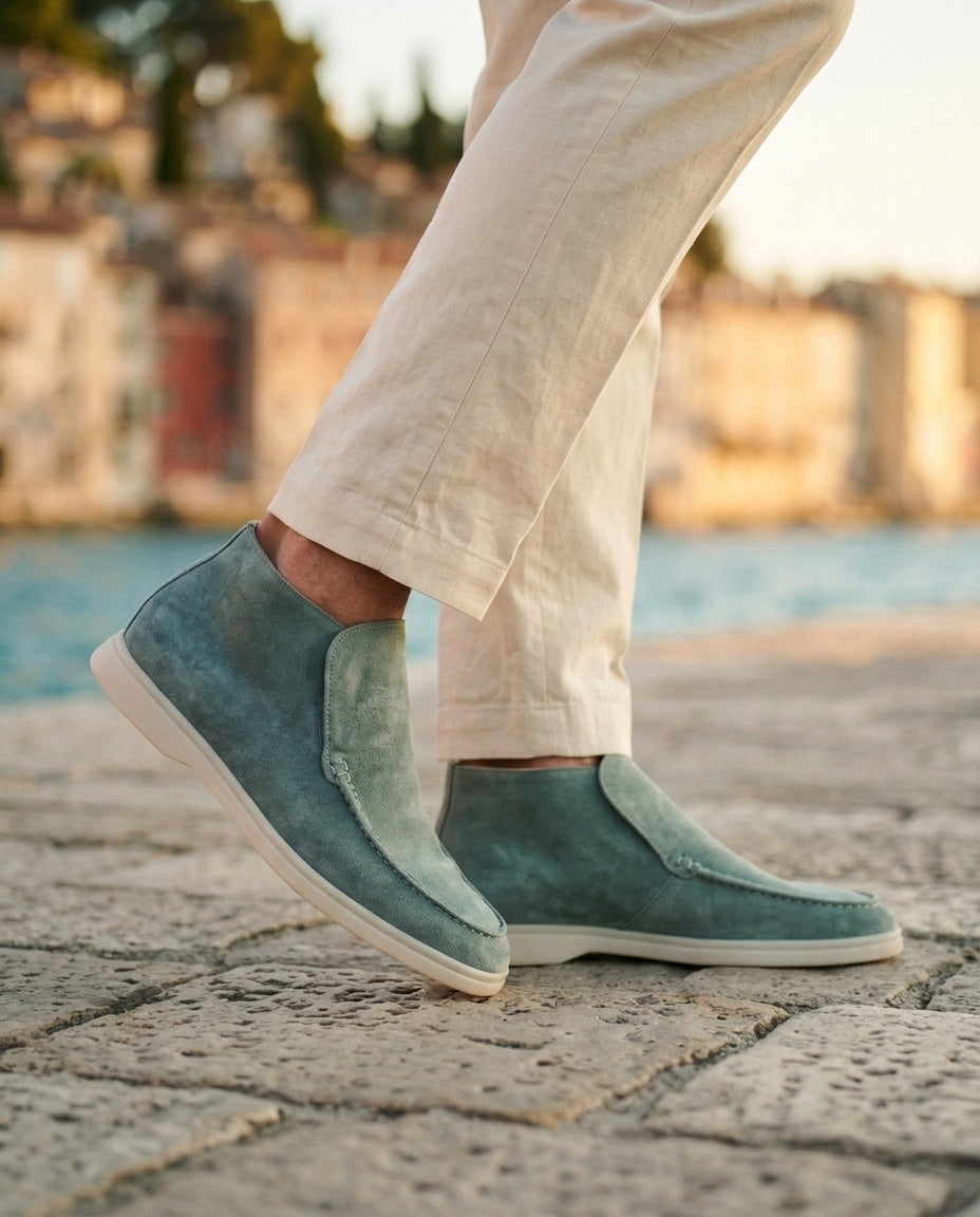 Mick™ | High-Top Loafers Mint Green