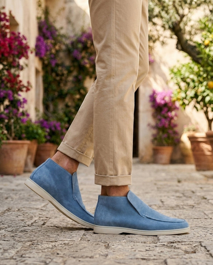 Noel™ | High-Top Loafers Sky Blue