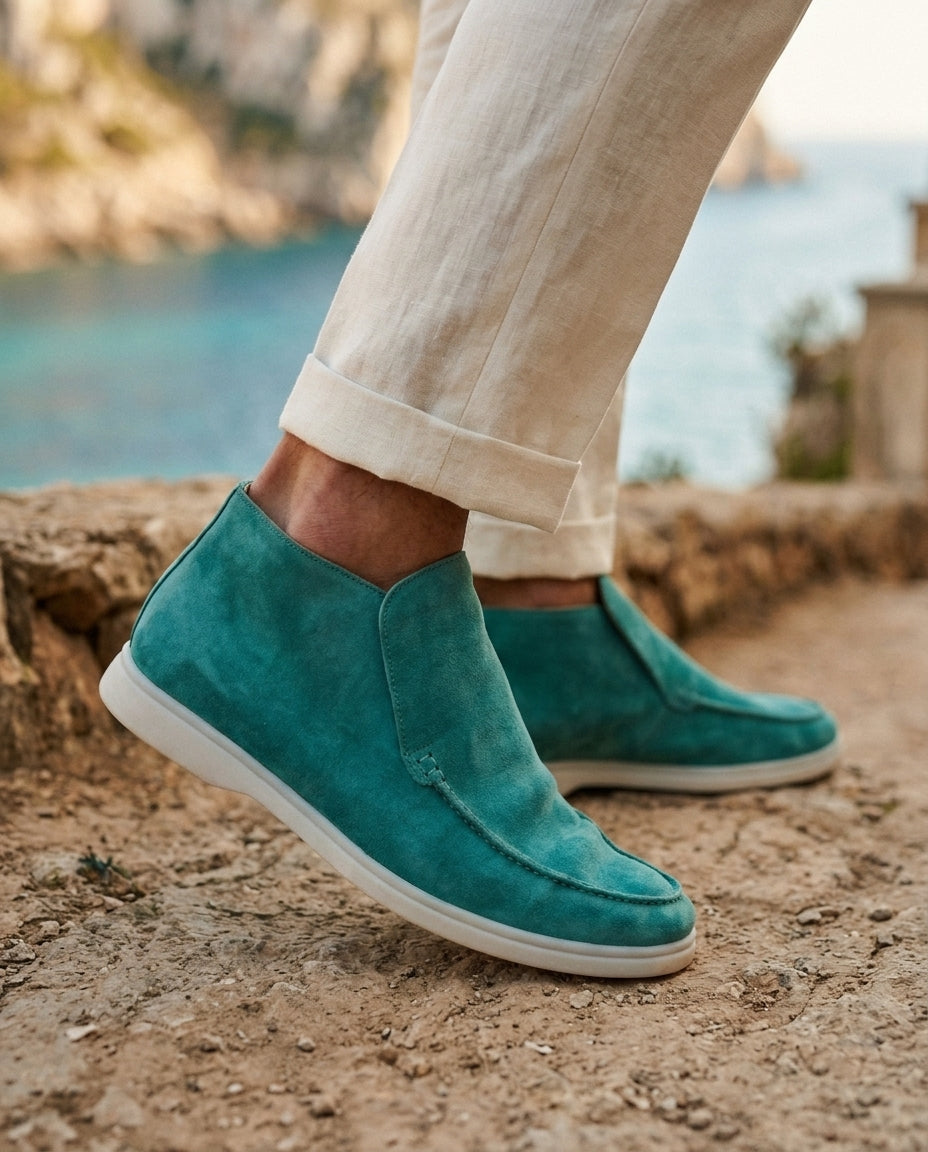 Errol™ | High-Top Loafers Turquoise
