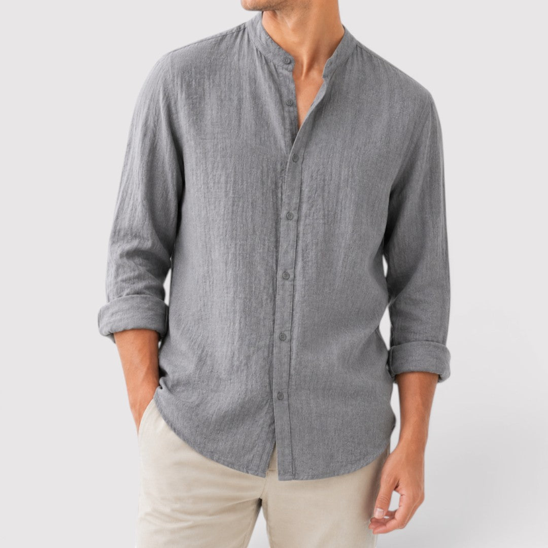 Rory™ | Mandarin Collar Shirt