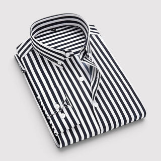 David™ | Striped Button-Front Shirt
