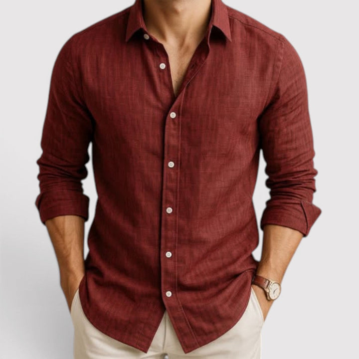 Monty™ | Lightweight Relaxed-Fit Long Sleeve Shirt