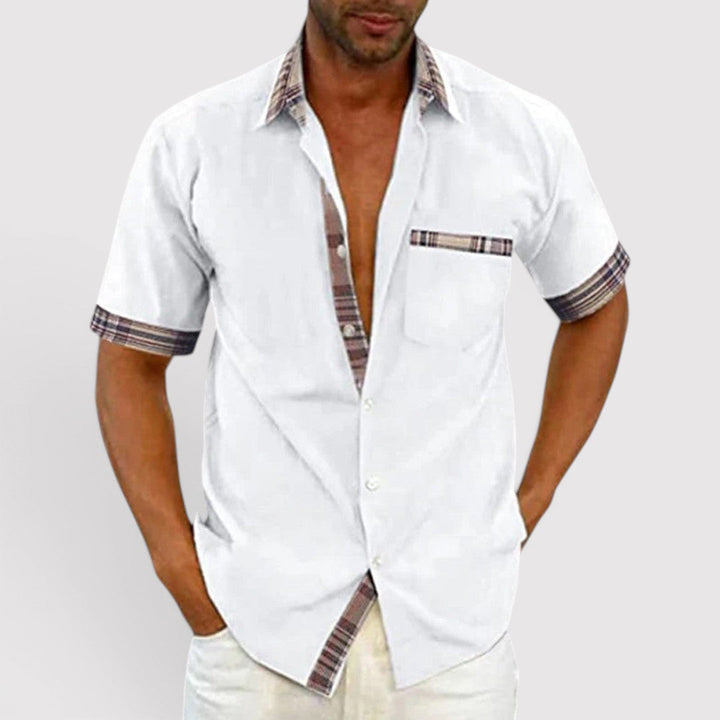 Lewis™ | Check-Detail Shirt