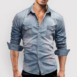 Clayton™ | Long Sleeve Shirt with Chest Pocket