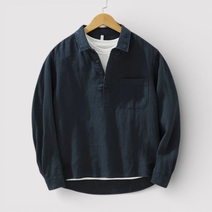 Abe™ | Classic Collar Long Sleeve Shirt
