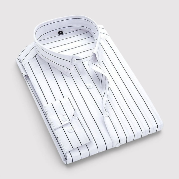 David™ | Striped Button-Front Shirt