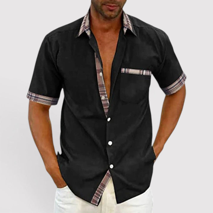 Lewis™ | Check-Detail Shirt