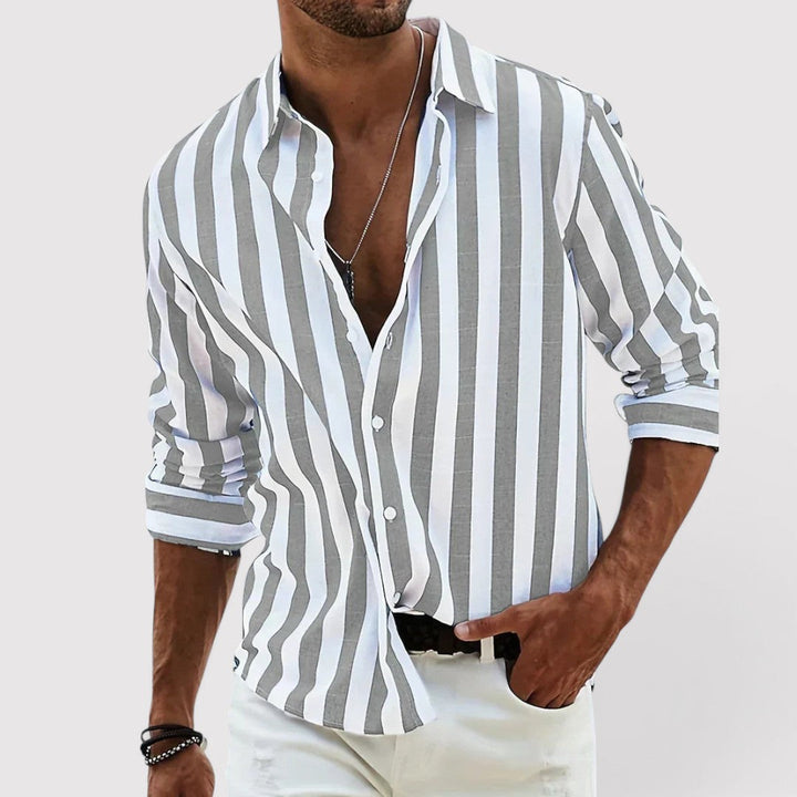 Jacob™ | Breathable Striped Shirt