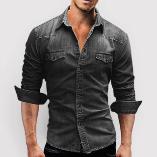 Clayton™ | Long Sleeve Shirt with Chest Pocket
