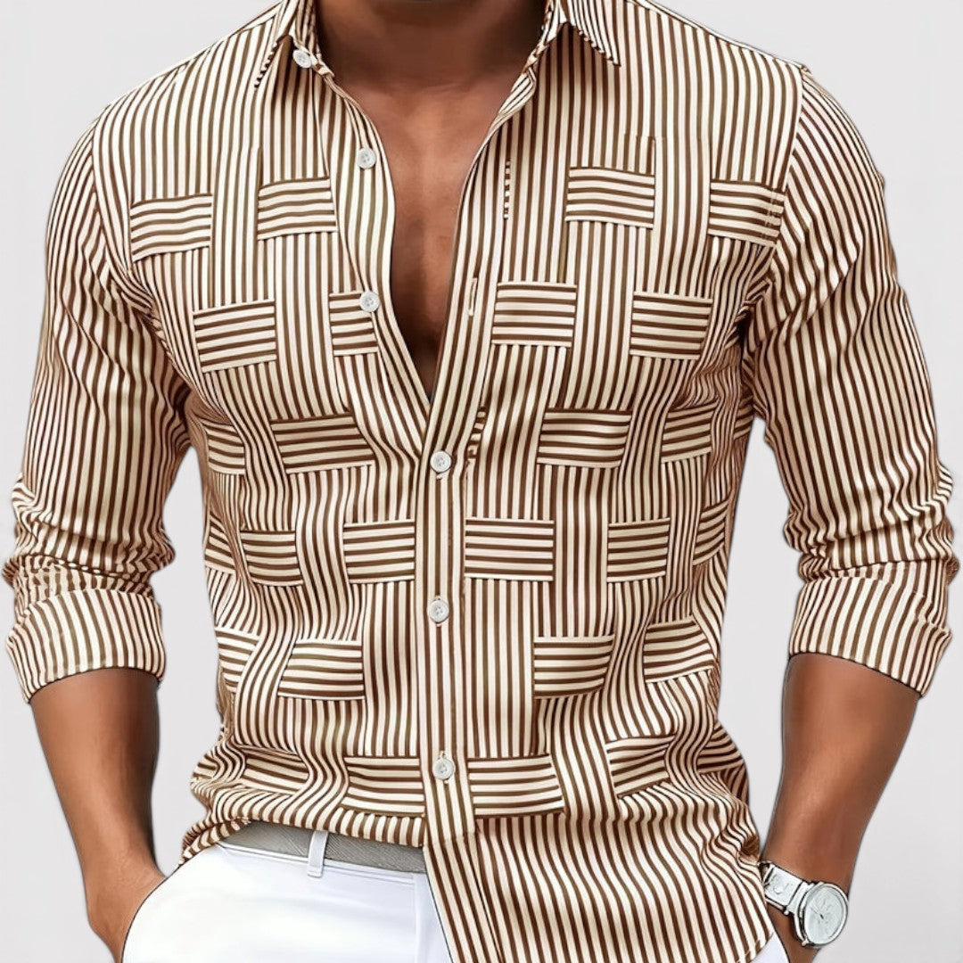 Darryl™ | Breathable Striped Shirt