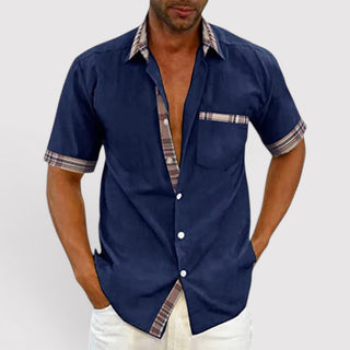 Lewis™ | Check-Detail Shirt