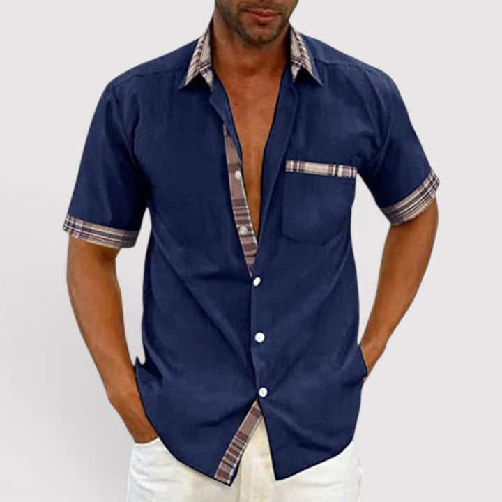Lewis™ | Check-Detail Shirt