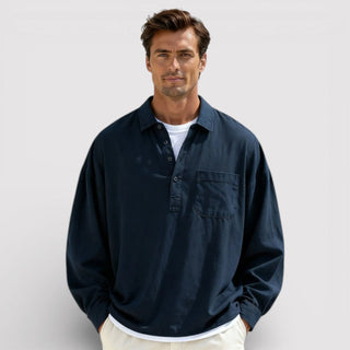 Abe™ | Classic Collar Long Sleeve Shirt