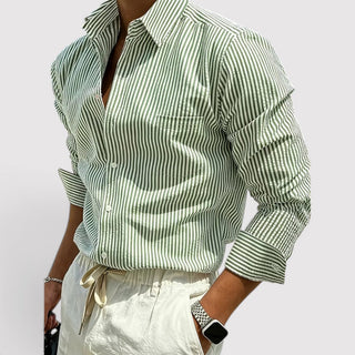 Seamus™ | Lightweight Striped Shirt