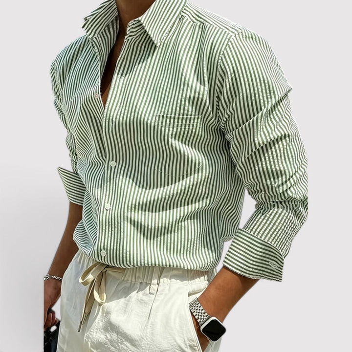 Seamus™ | Lightweight Striped Shirt
