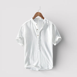 Barry™ | Airy Short-Sleeve Mandarin Shirt