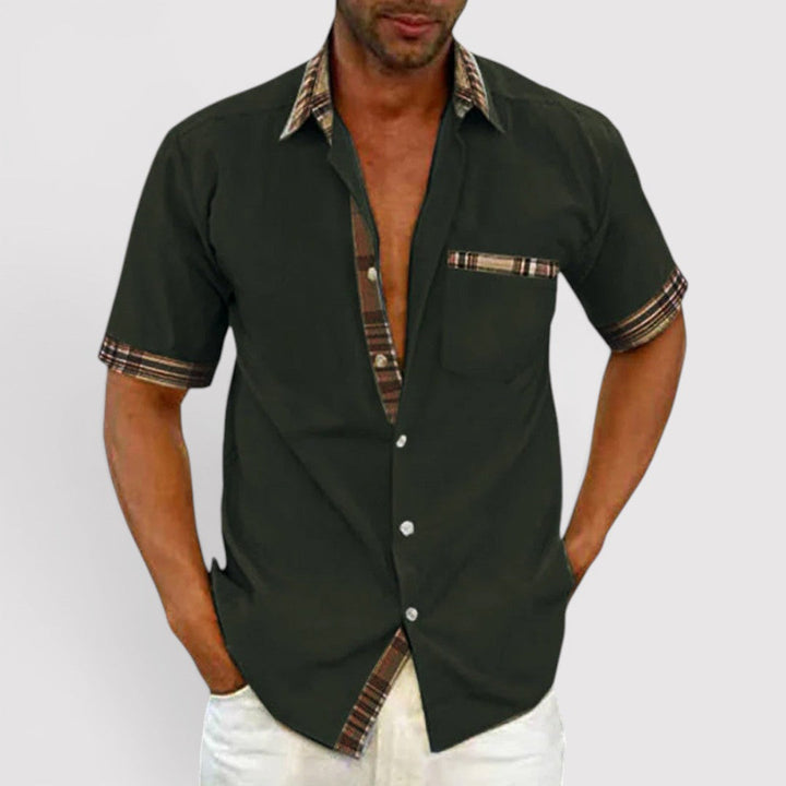 Lewis™ | Check-Detail Shirt