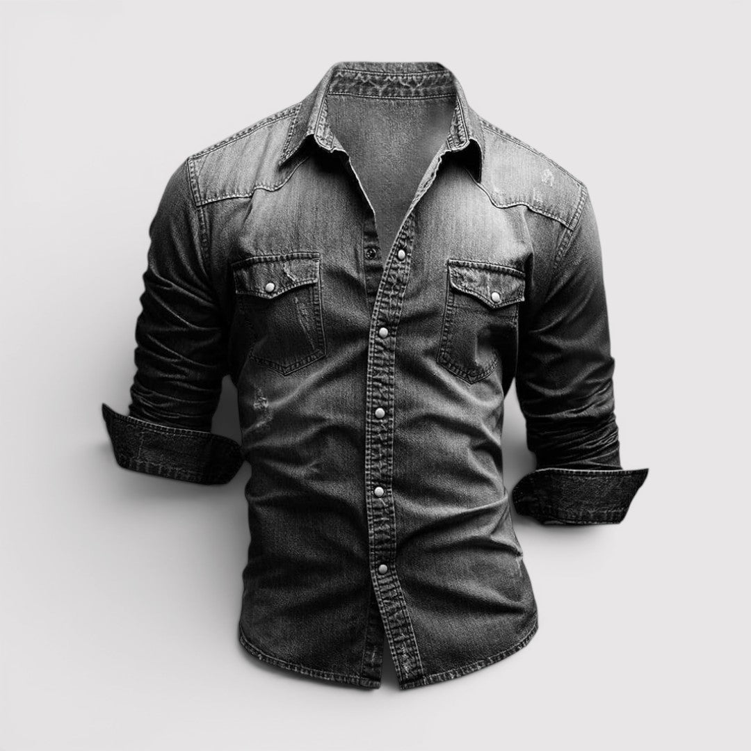 Clayton™ | Long Sleeve Shirt with Chest Pocket