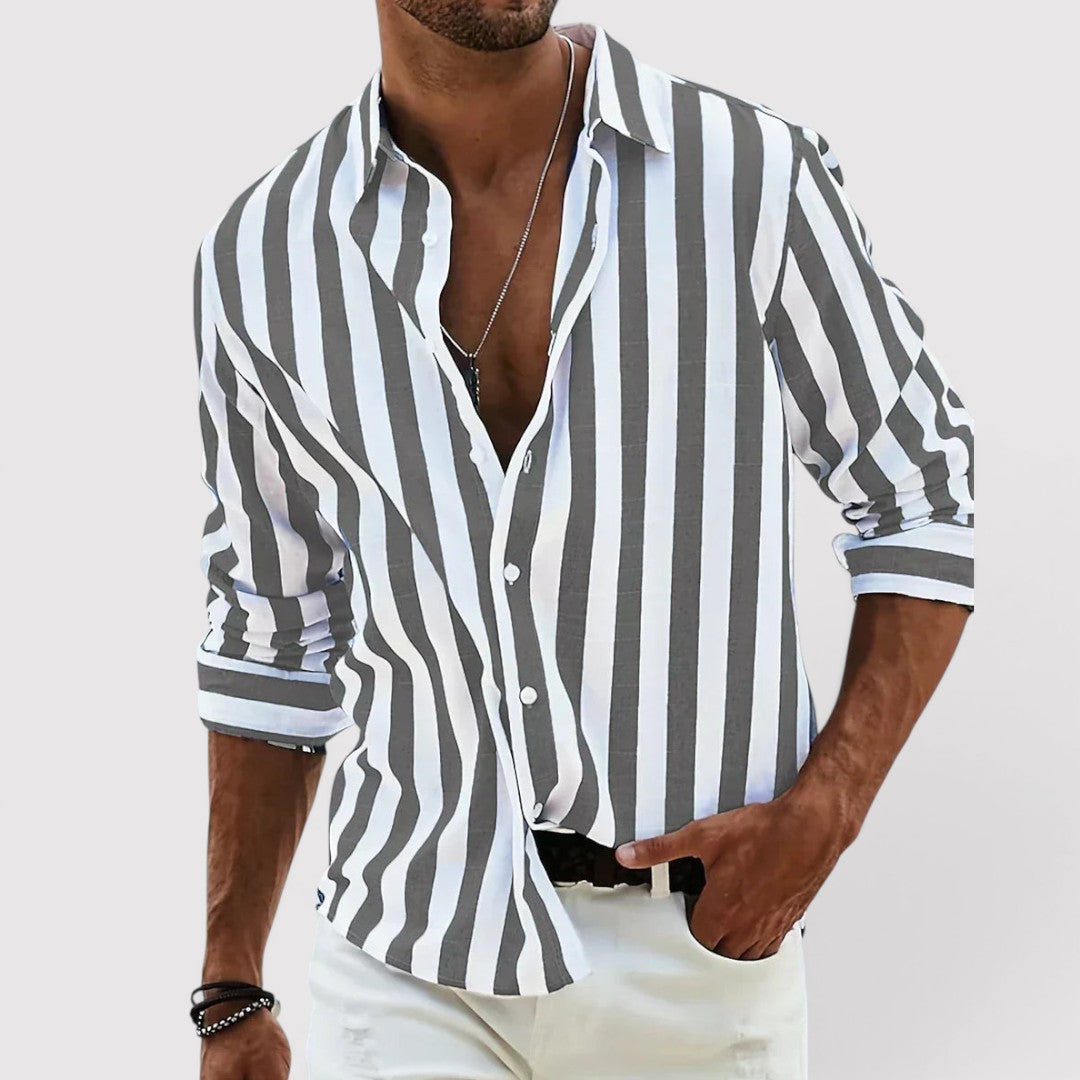 Jacob™ | Breathable Striped Shirt