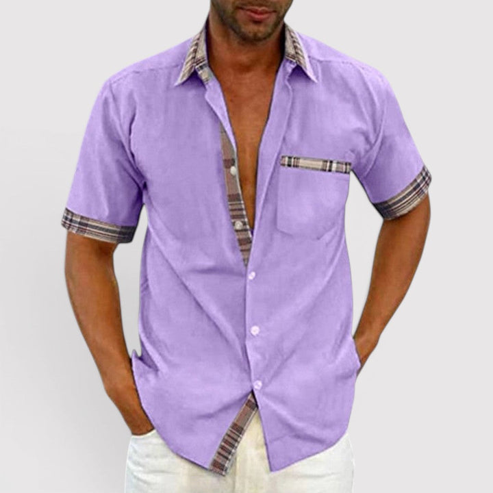 Lewis™ | Check-Detail Shirt