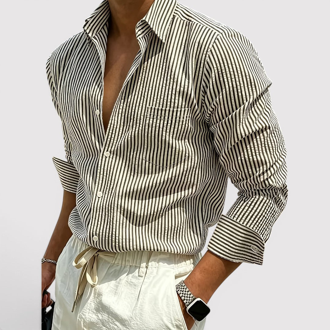 Seamus™ | Lightweight Striped Shirt