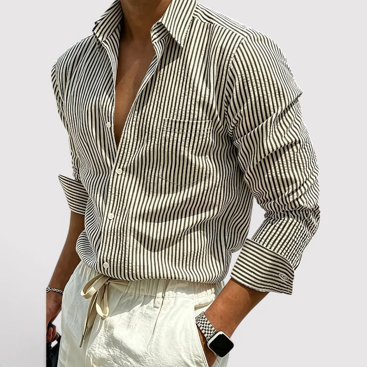 Seamus™ | Lightweight Striped Shirt
