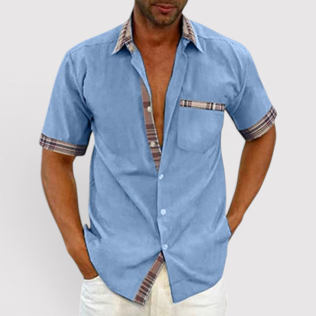 Lewis™ | Check-Detail Shirt