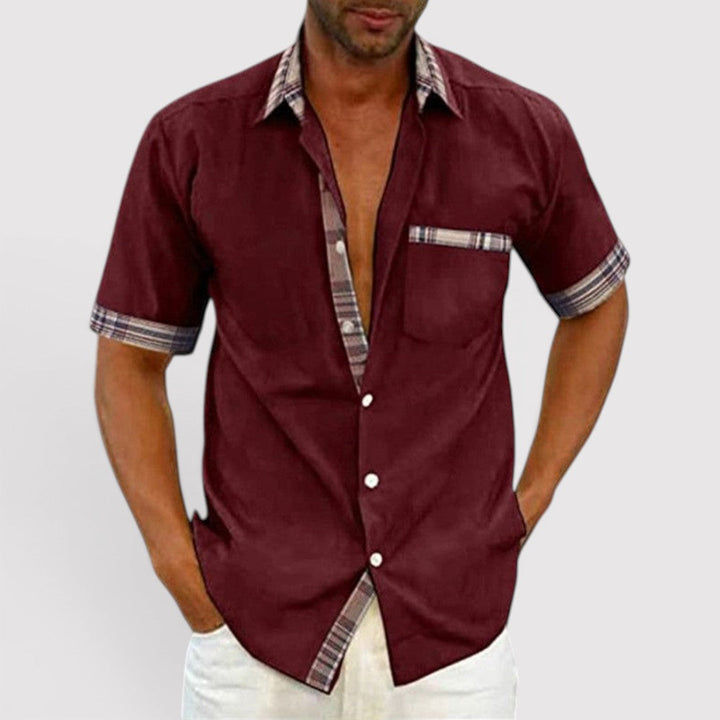 Lewis™ | Check-Detail Shirt
