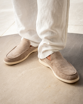 Noosa™ | Elegant Slip-On Loafers Taupe
