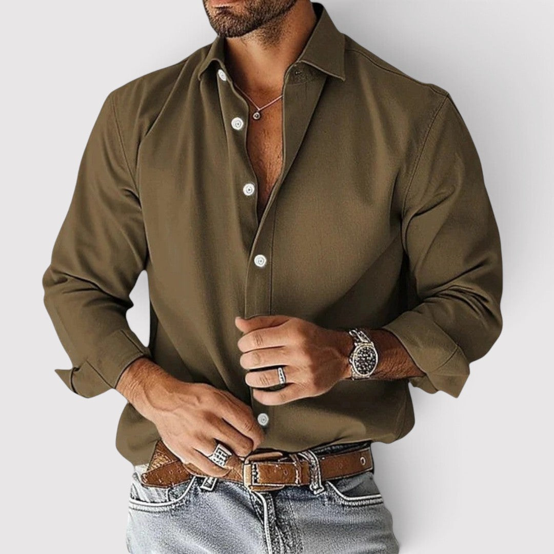 Glenn™ | Classic Long-Sleeve Shirt