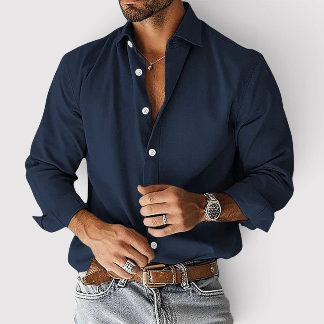 Glenn™ | Classic Long-Sleeve Shirt