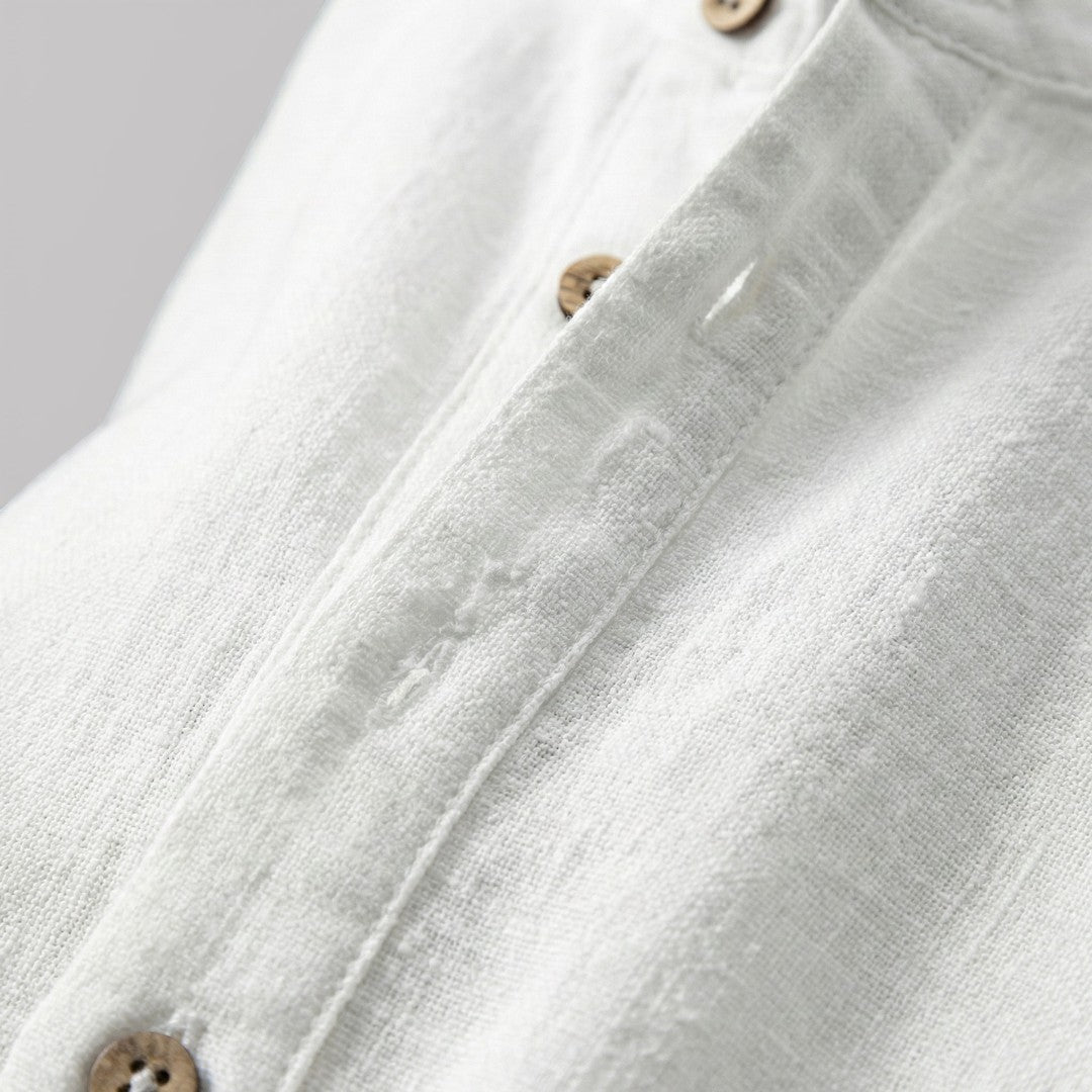 Barry™ | Airy Short-Sleeve Mandarin Shirt