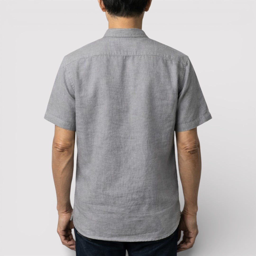 Barry™ | Airy Short-Sleeve Mandarin Shirt