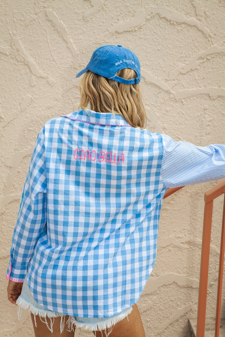 Cosmo Shirt - Blue Check