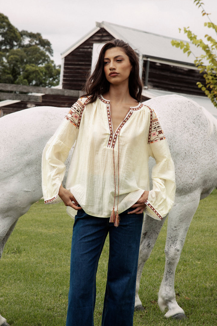 Eve Embroidered Blouse