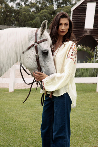 Eve Embroidered Blouse