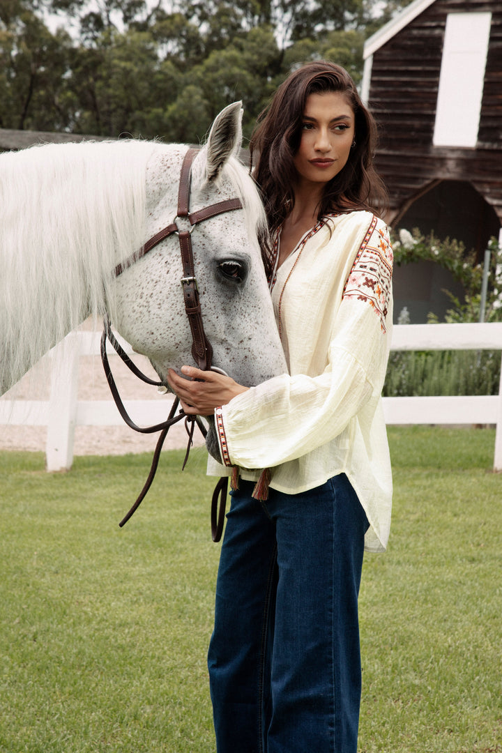 Eve Embroidered Blouse