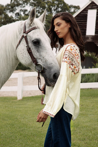 Eve Embroidered Blouse