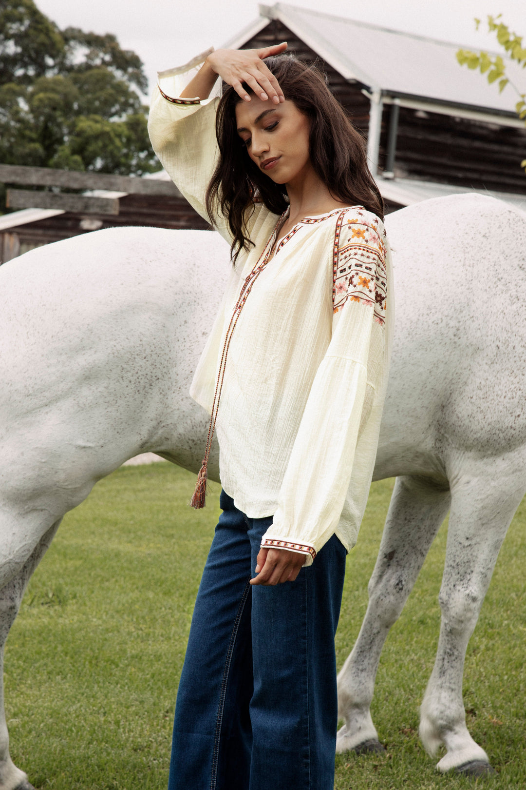 Eve Embroidered Blouse