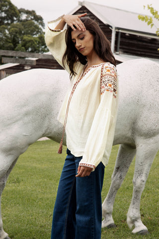 Eve Embroidered Blouse