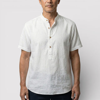 Barry™ | Airy Short-Sleeve Mandarin Shirt