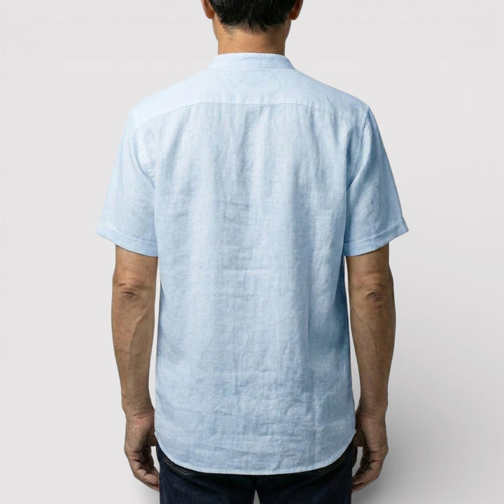 Barry™ | Airy Short-Sleeve Mandarin Shirt