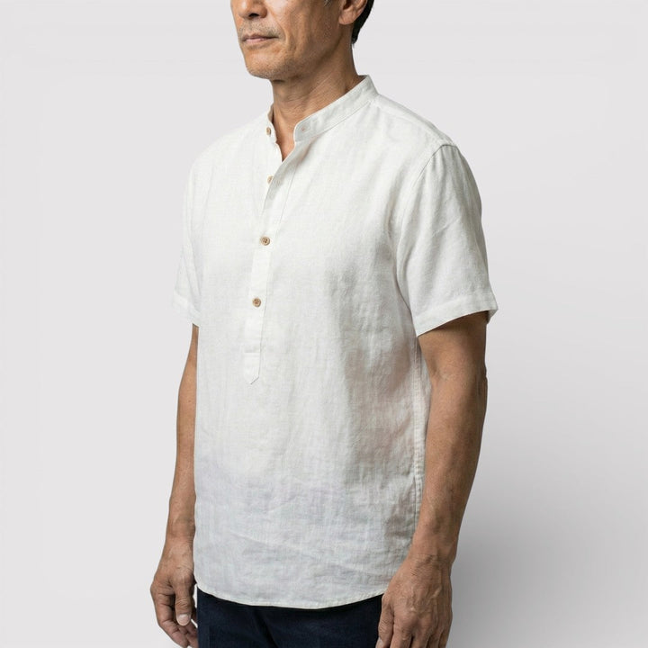 Barry™ | Airy Short-Sleeve Mandarin Shirt