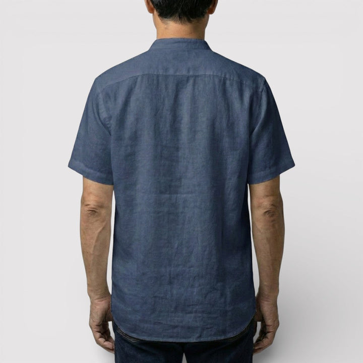 Barry™ | Airy Short-Sleeve Mandarin Shirt