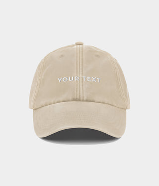 CUSTOM WASHED CAP.