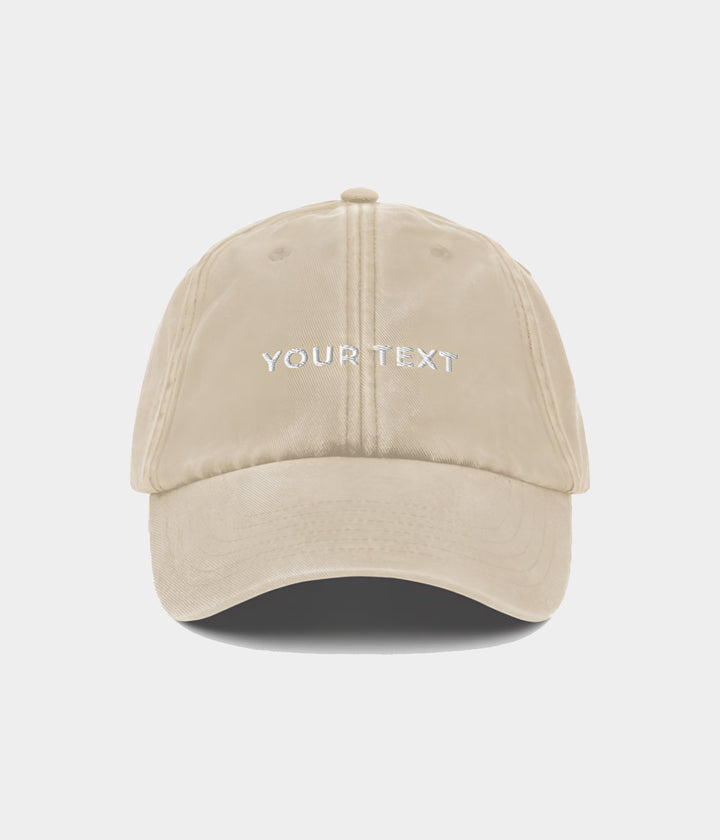 CUSTOM WASHED CAP.