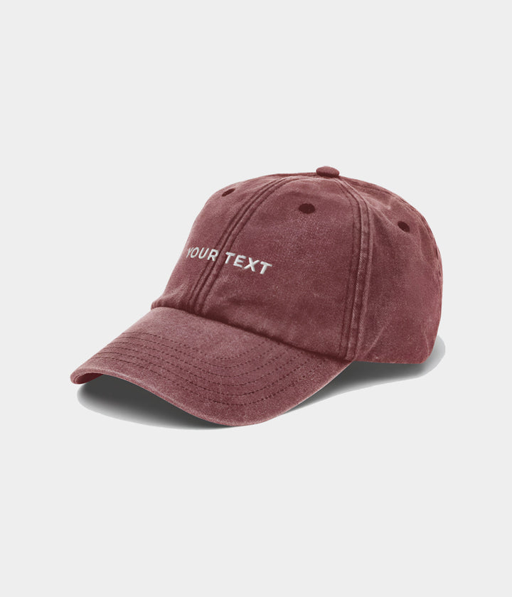 CUSTOM WASHED CAP.