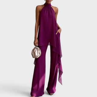 CLARA | Elegant Halter-Neck Set